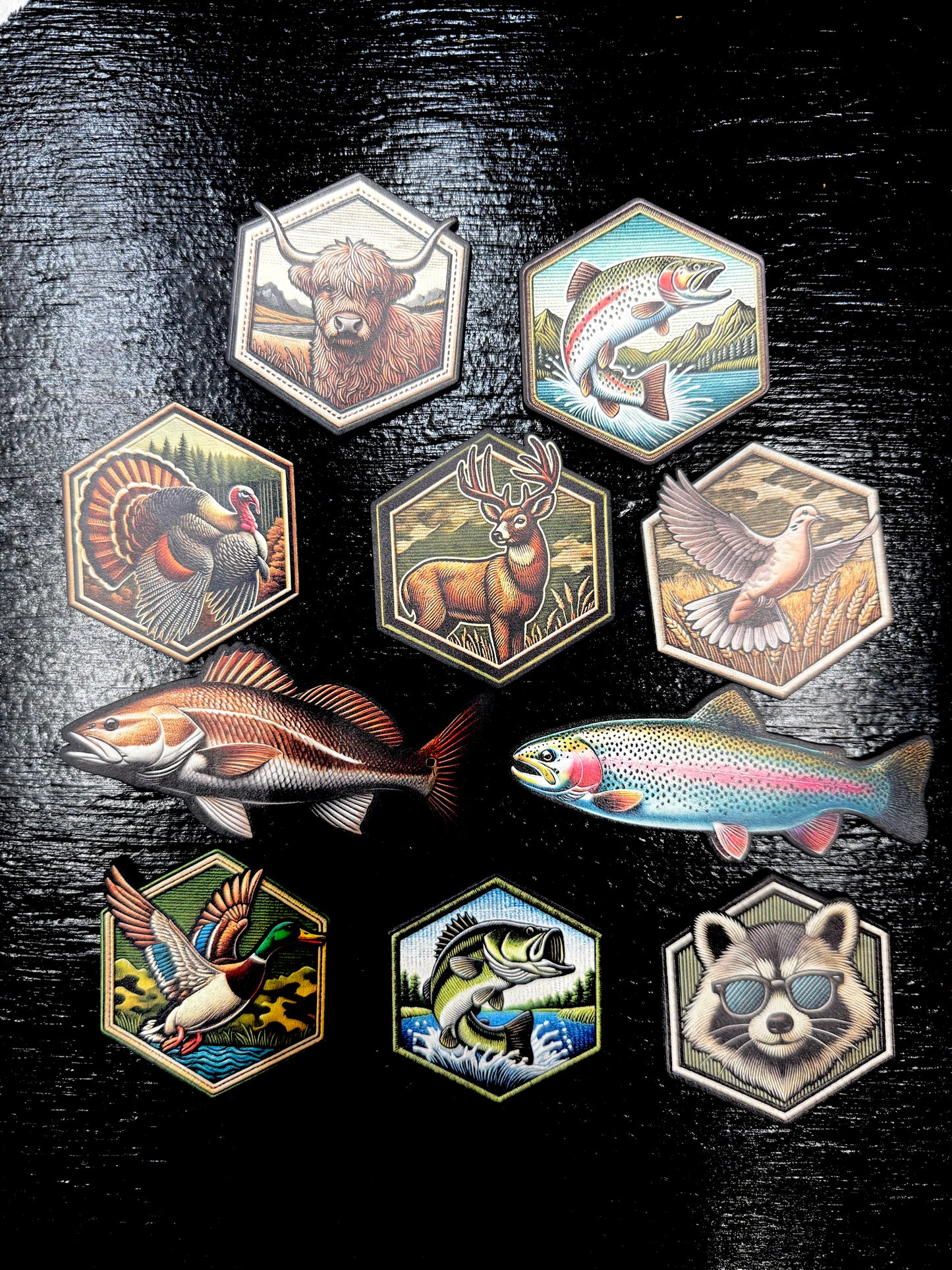 Uv printed patched hats