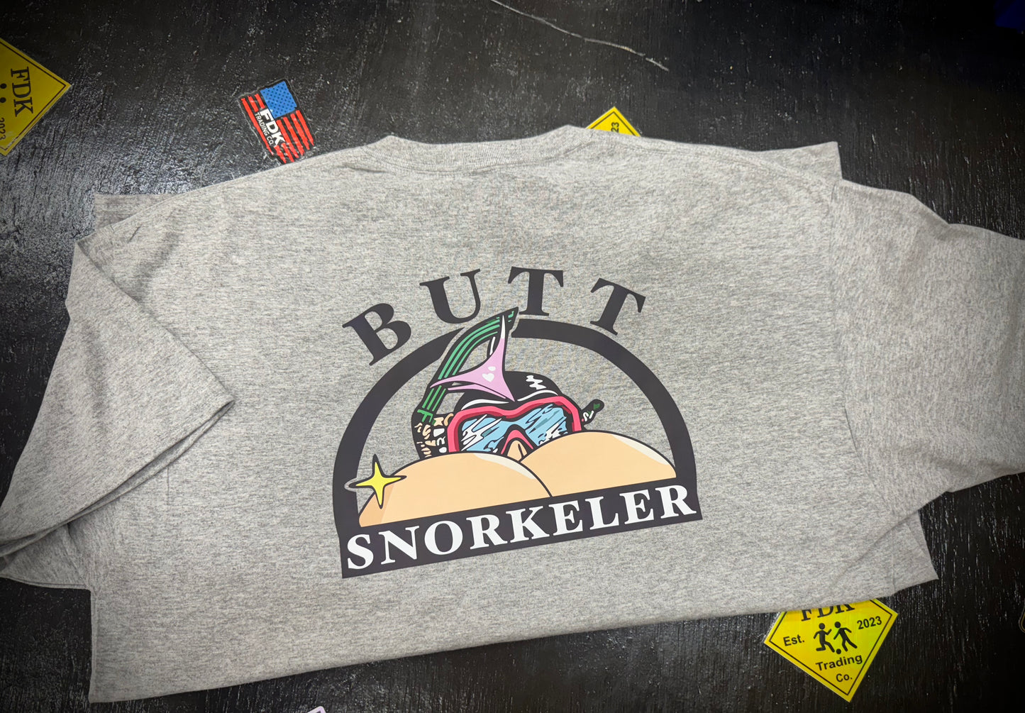 Butt snorkeler shirt